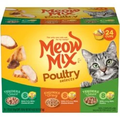 Meow Mix Poultry Selects Variety Pack Wet Cat Food