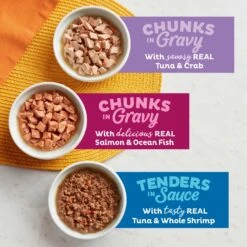 Meow Mix Seafood Selects Variety Pack Wet Cat Food -Furry Friends 100234 PT2. AC SS1800 V1674768245