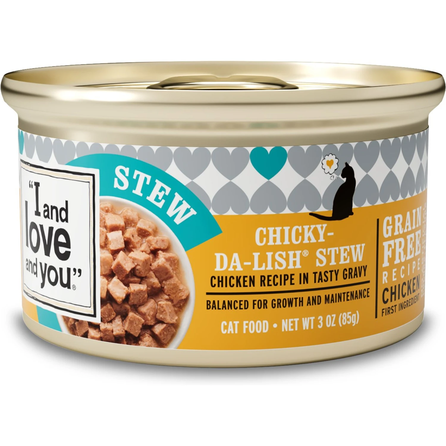 I And Love And You Chicky-Da-Lish Stew Grain-Free Canned Cat Food 3 I And Love And You Chicky-Da-Lish Stew Grain-Free Canned Cat Food