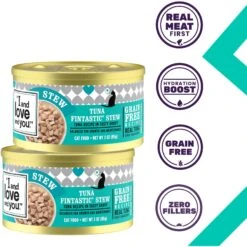 I And Love And You Tuna Fintastic Stew Grain-Free Canned Cat Food 12 I And Love And You Tuna Fintastic Stew Grain-Free Canned Cat Food -Furry Friends 100758 PT1. AC SS1800 V1692382614