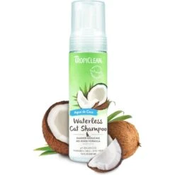 TropiClean Waterless Dander Reducing Cat Shampoo