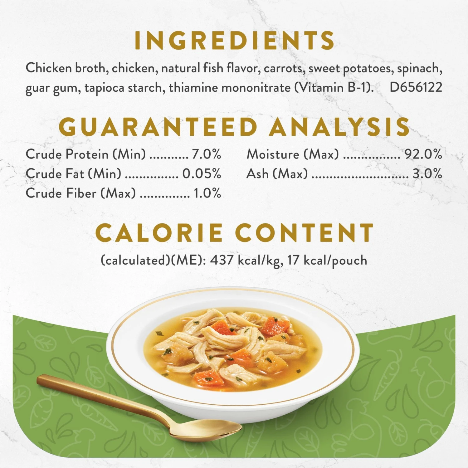 Fancy Feast Classic Broths With Chicken & Vegetables Supplemental Wet Cat Food Pouches 6 Fancy Feast Classic Broths With Chicken & Vegetables Supplemental Wet Cat Food Pouches - Image 4