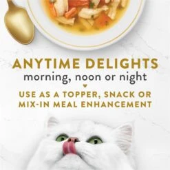 Fancy Feast Classic Broths With Chicken, Vegetables & Whitefish Supplemental Wet Cat Food Pouches -Furry Friends 101737 PT2. AC SS1800 V1696252398