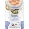 Fancy Feast Creamy Broths With Wild Salmon & Whitefish Supplemental Wet Cat Food Pouches -Furry Friends 101744 MAIN. AC SS1800 V1696259405