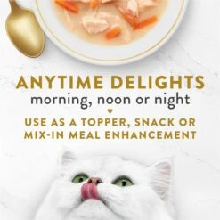 Fancy Feast Creamy Broths With Wild Salmon & Whitefish Supplemental Wet Cat Food Pouches -Furry Friends 101744 PT2. AC SS1800 V1696265645
