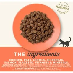 Applaws Complete Chicken With Salmon Recipe Grain-Free Dry Cat Food, 4-lb Bag -Furry Friends 1018022 PT2. AC SS1800 V1700598969