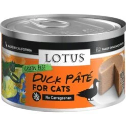 Lotus Duck Pate Grain-Free Canned Cat Food