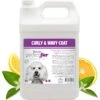 TropiClean PerfectFur Detangling For Curly & Wavy Coats 5:1 Concentrated Groomer Gallon Dog & Cat Shampoo, 1-gal Bottle -Furry Friends 1020406 MAIN. AC SS1800 V1700598716