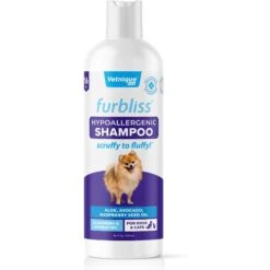 Vetnique Labs Furbliss Hypoallergenic Sensitive Skin Dog & Cat Shampoo, Fragrance Free, 16-oz Bottle