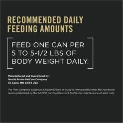 Purina Pro Plan Adult Chicken Entree In Gravy Canned Cat Food 17 Purina Pro Plan Adult Chicken Entree In Gravy Canned Cat Food -Furry Friends 102295 PT7. AC SS1800 V1674494918