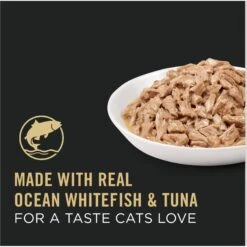 Purina Pro Plan Adult Ocean Whitefish & Tuna Entree In Sauce Canned Cat Food -Furry Friends 102299 PT2. AC SS1800 V1674495036