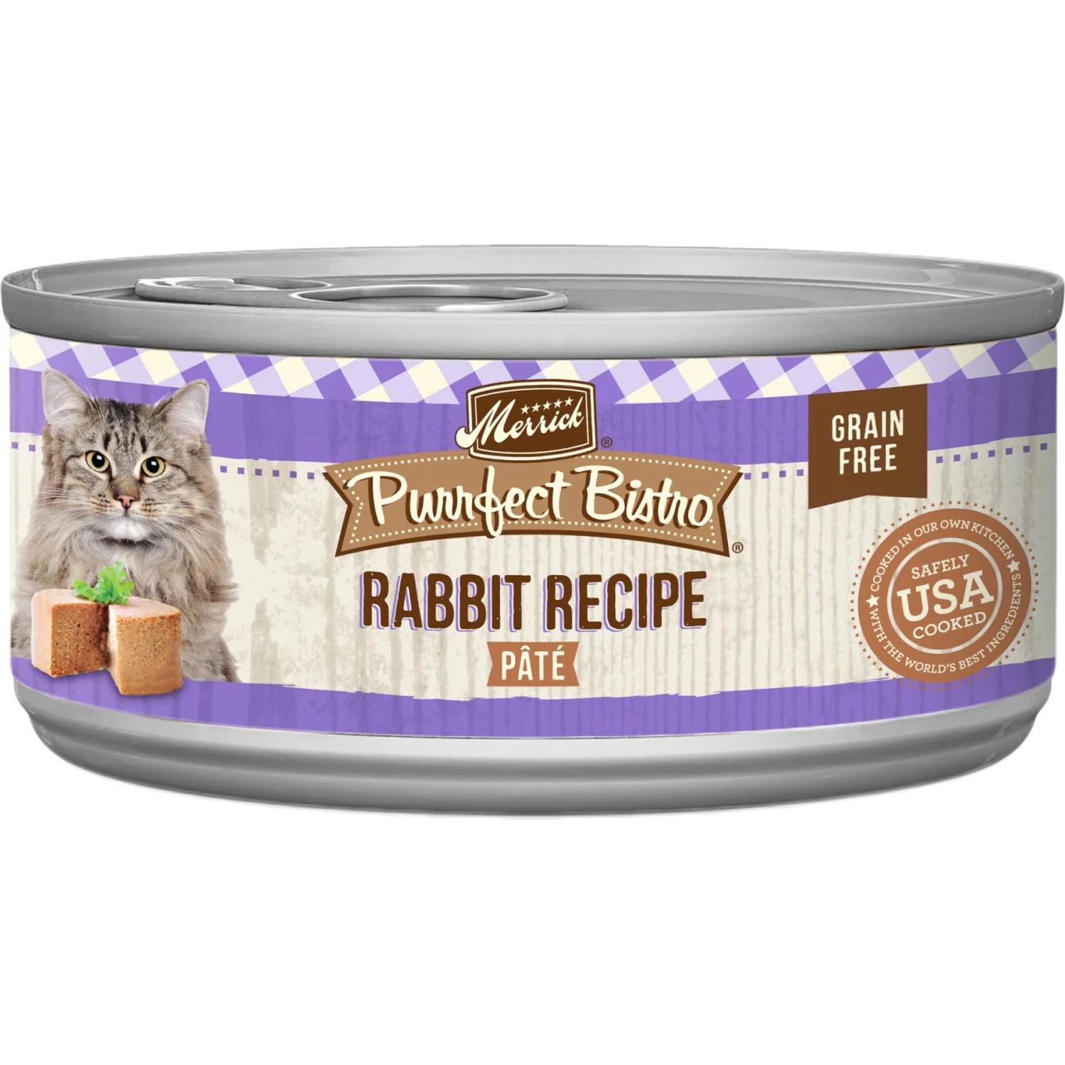 Merrick Purrfect Bistro Rabbit Pate Grain-Free Canned Cat Food 3 Merrick Purrfect Bistro Rabbit Pate Grain-Free Canned Cat Food