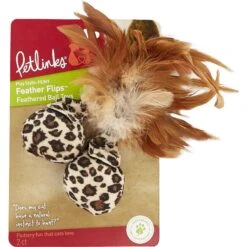 Petlinks Feather Flips Feathered Ball Cat Toy 14 Petlinks Feather Flips Feathered Ball Cat Toy -Furry Friends 102622 PT4. AC SS1800 V1594673457