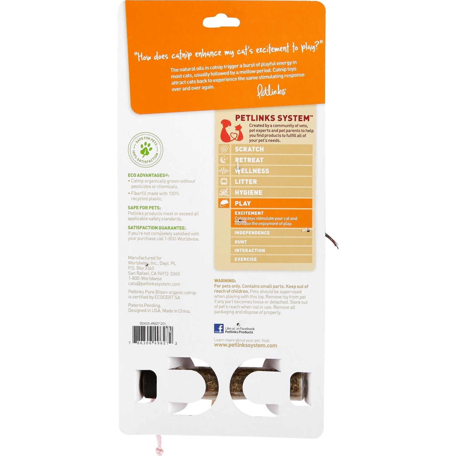 Petlinks Lil' Creepers Refillable Cat Toy With Catnip 9 Petlinks Lil' Creepers Refillable Cat Toy With Catnip - Image 7