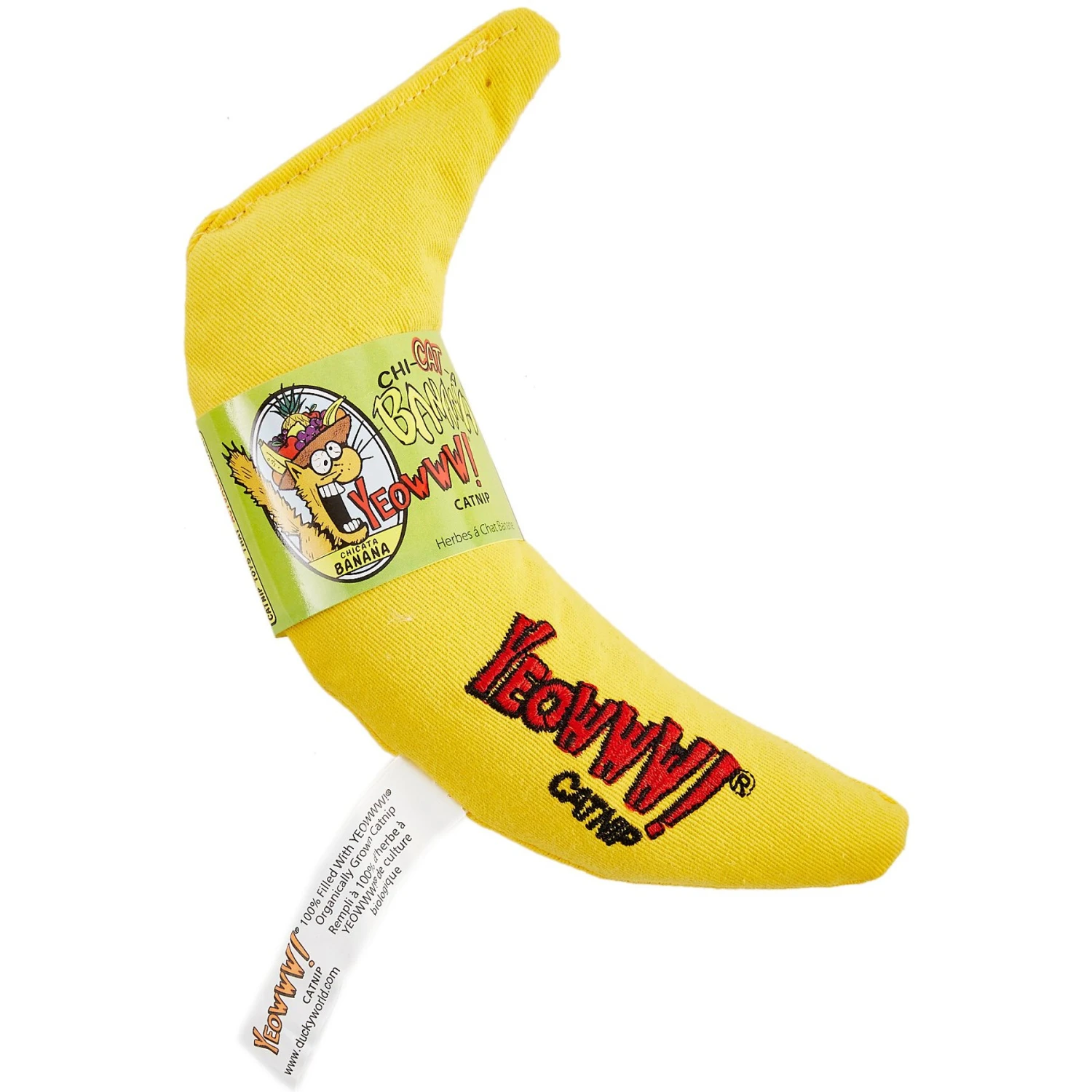 Yeowww! Catnip Yellow Banana Cat Toy 3 Yeowww! Catnip Yellow Banana Cat Toy