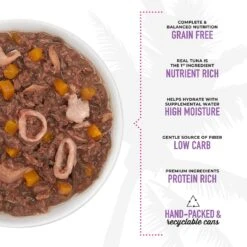 Tiki Cat Aloha Friends Tuna With Calamari & Pumpkin Grain-Free Wet Cat Food -Furry Friends 102909 PT4. AC SS1800 V1650468691