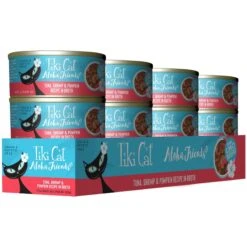 Tiki Cat Aloha Friends Tuna With Shrimp & Pumpkin Grain-Free Wet Cat Food -Furry Friends 102922 PT1. AC SS1800 V1657654927