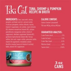Tiki Cat Aloha Friends Tuna With Shrimp & Pumpkin Grain-Free Wet Cat Food -Furry Friends 102922 PT2. AC SS1800 V1657654927