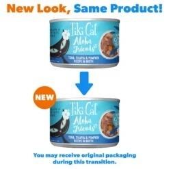 Tiki Cat Aloha Friends Tuna With Tilapia & Pumpkin Grain-Free Wet Cat Food -Furry Friends 102928 PT1. AC SS1800 V1704206670