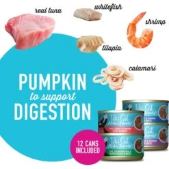 Tiki Cat Aloha Friends Variety Pack Grain-Free Wet Cat Food -Furry Friends 102931 PT3. AC SS1800 V1657654927