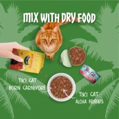 Tiki Cat Aloha Friends Variety Pack Grain-Free Wet Cat Food -Furry Friends 102931 PT8. AC SS1800 V1576771194