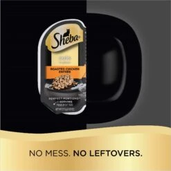 Sheba Perfect Portions Grain-Free Roasted Chicken Cuts In Gravy Entree Adult Wet Cat Food Trays -Furry Friends 103404 PT3. AC SS1800 V1626991579