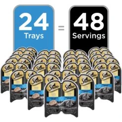 Sheba Perfect Portions Grain-Free Tender Trout Cuts In Gravy Entree Wet Adult Cat Food Trays -Furry Friends 103418 PT2. AC SS1800 V1626993739