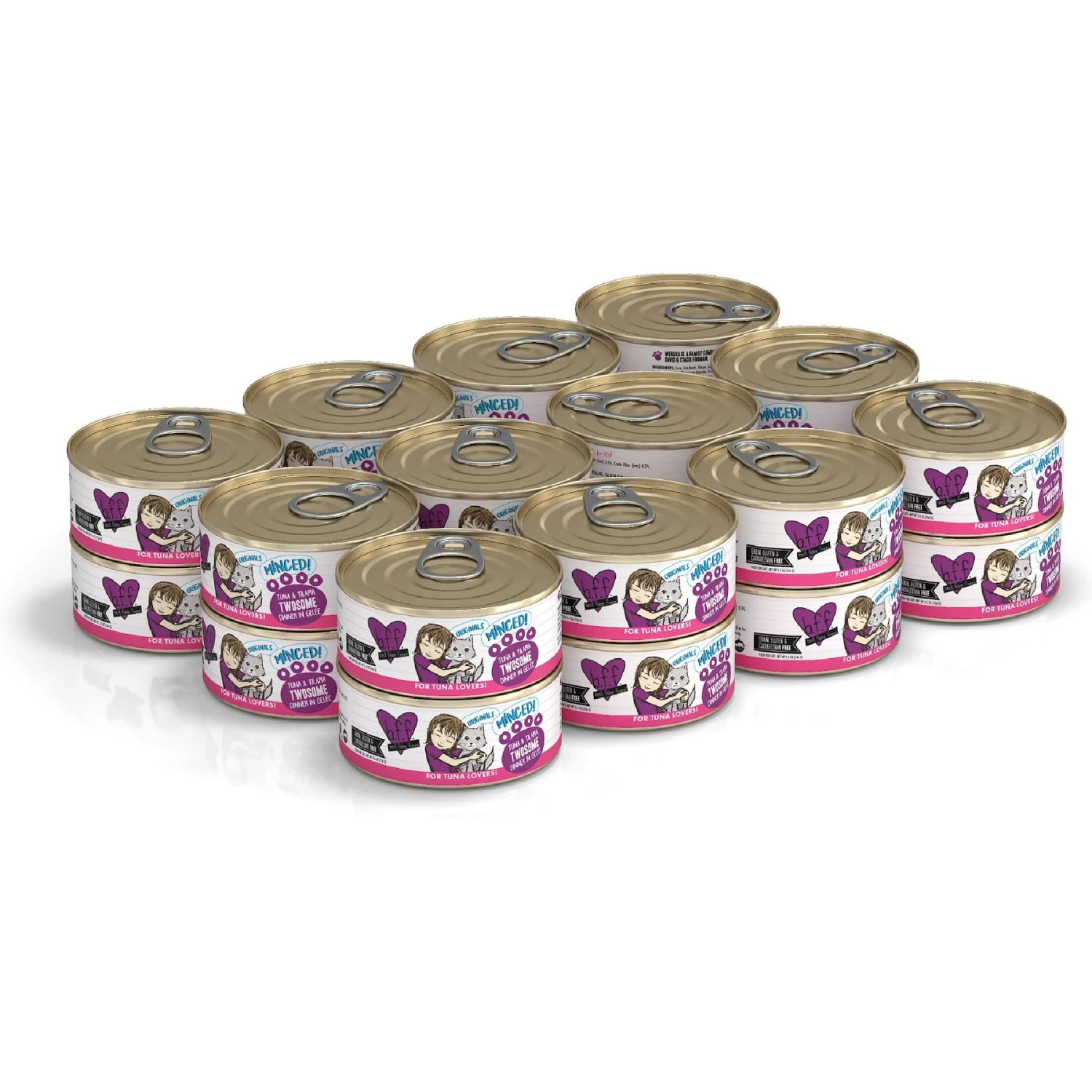 BFF Tuna & Tilapia Twosome Dinner In Gelee Canned Cat Food 4 BFF Tuna & Tilapia Twosome Dinner In Gelee Canned Cat Food - Image 2