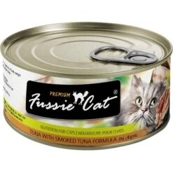Fussie Cat Premium Tuna With Smoked Tuna Formula In Aspic Grain-Free Canned Cat Food