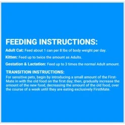 Firstmate 50/50 Chicken & Tuna Formula Grain-Free Canned Cat Food 9 Firstmate 50/50 Chicken & Tuna Formula Grain-Free Canned Cat Food -Furry Friends 106648 PT7. AC SS1800 V1680639919