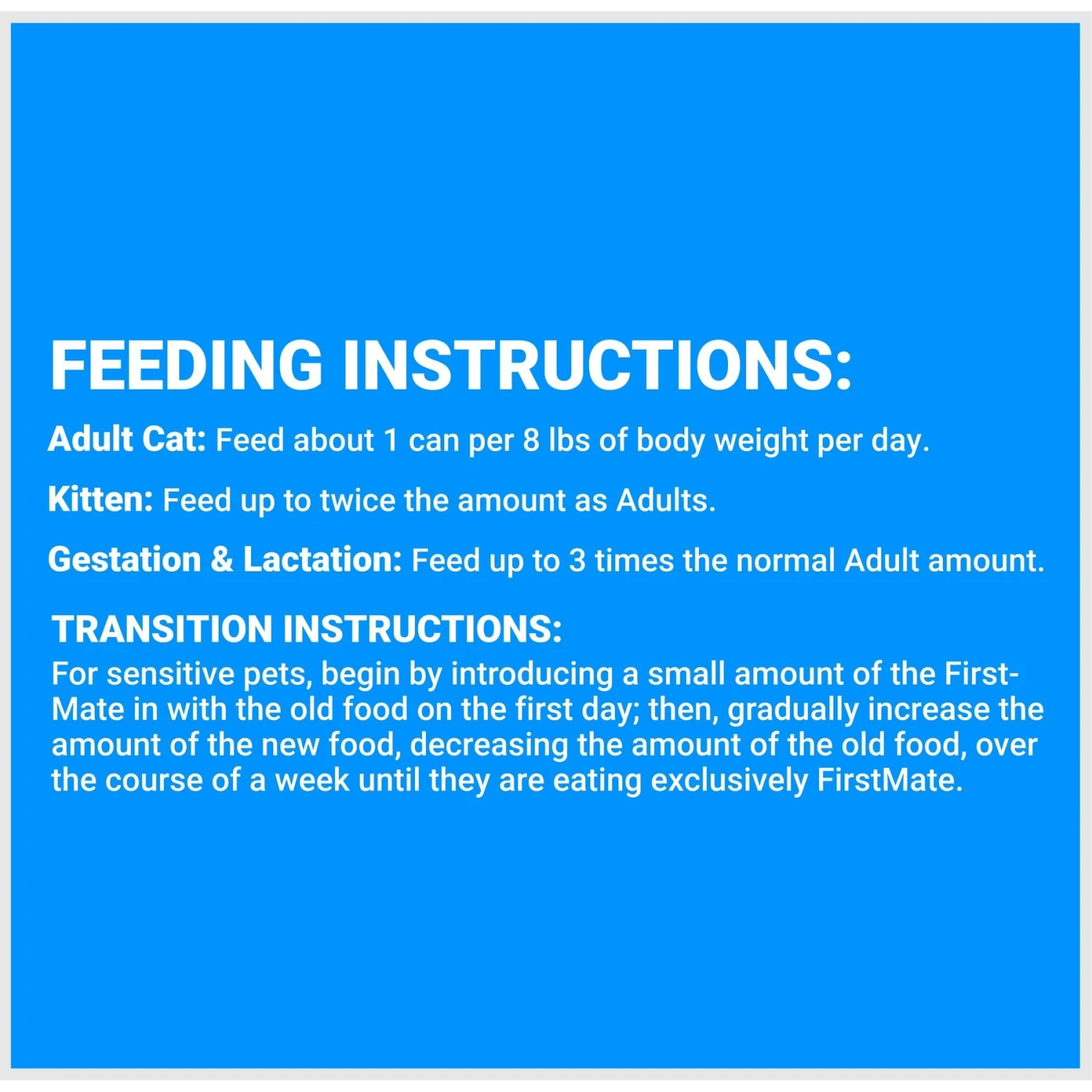 Firstmate 50/50 Chicken & Tuna Formula Grain-Free Canned Cat Food 6 Firstmate 50/50 Chicken & Tuna Formula Grain-Free Canned Cat Food - Image 4