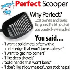 IPrimio Sifter With Non-Stick Litter Scooper 14 IPrimio Sifter With Non-Stick Litter Scooper -Furry Friends 107172 PT5. AC SS1800 V1518103358