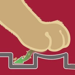 Petlinks Purrfect Paws Cat Litter Mat -Furry Friends 107646 PT6. AC SS1800 V1480625811