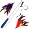 Pet Fit For Life 2 Feather Wand Cat Toy, Red & Purple -Furry Friends 109320 MAIN. AC SS1800 V1589320666