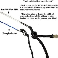 Pet Fit For Life 2 Feather Retractable Wand Cat Toy, Blue & Green 15 Pet Fit For Life 2 Feather Retractable Wand Cat Toy, Blue & Green -Furry Friends 109322 PT5. AC SS1800 V1494537354