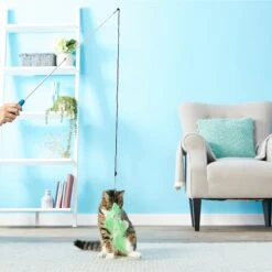 Pet Fit For Life 2 Fish Feather Wand Cat Toy 13 Pet Fit For Life 2 Fish Feather Wand Cat Toy -Furry Friends 109324 PT2. AC SS1800 V1589320687