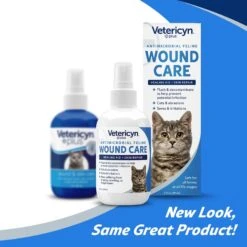 Vetericyn Plus Antimicrobial Cat Wound Care Spray 9 Vetericyn Plus Antimicrobial Cat Wound Care Spray -Furry Friends 110168 PT1. AC SS1800 V1677275467