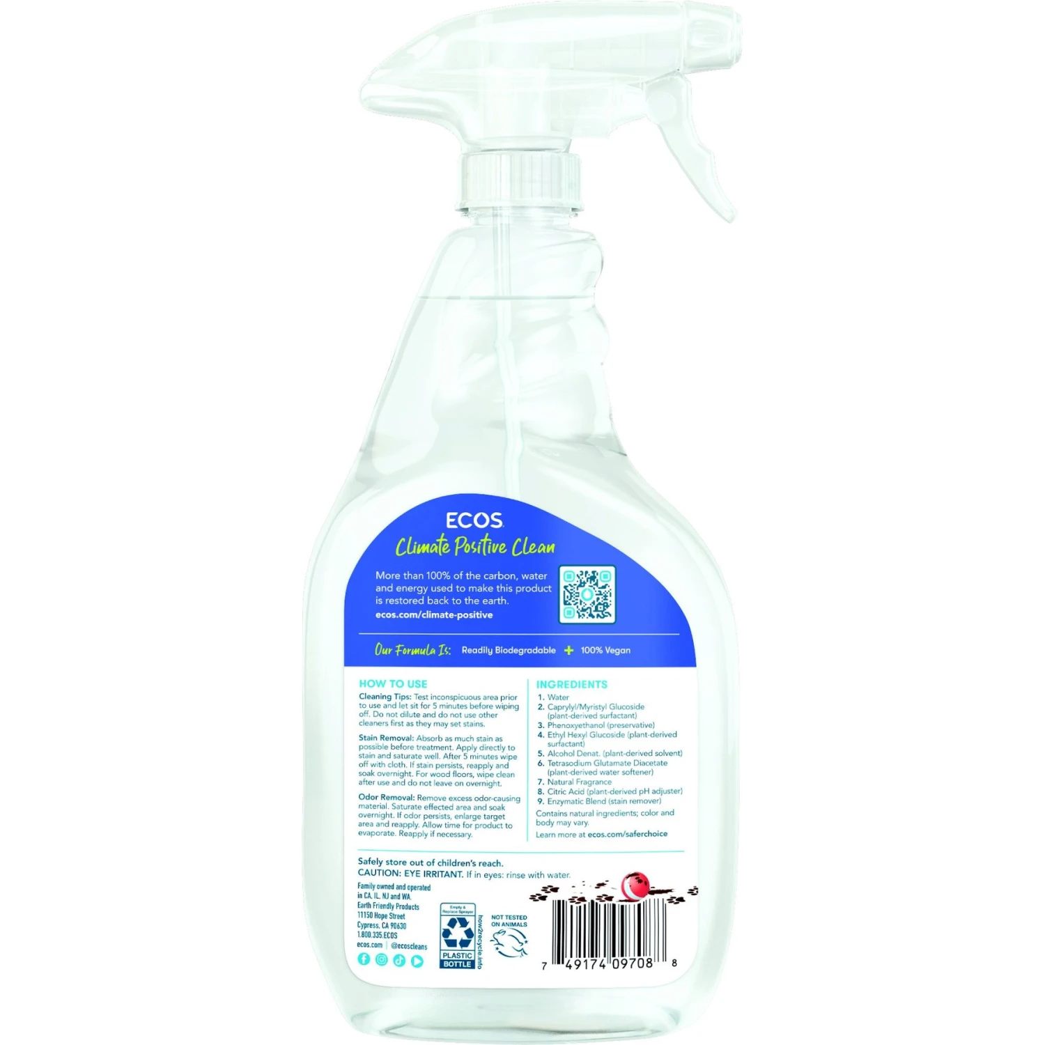 ECOS For Pets! Stain & Odor Remover 4 ECOS For Pets! Stain & Odor Remover - Image 2