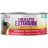Health Extension Grain-Free Tilapia & Tuna Recipe Canned Cat Food 2 Health Extension Grain-Free Tilapia & Tuna Recipe Canned Cat Food -Furry Friends 110491 MAIN. AC SS1800 V1536184183