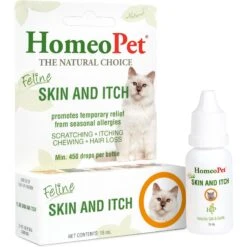 HomeoPet Feline Skin & Itch Cat Supplement