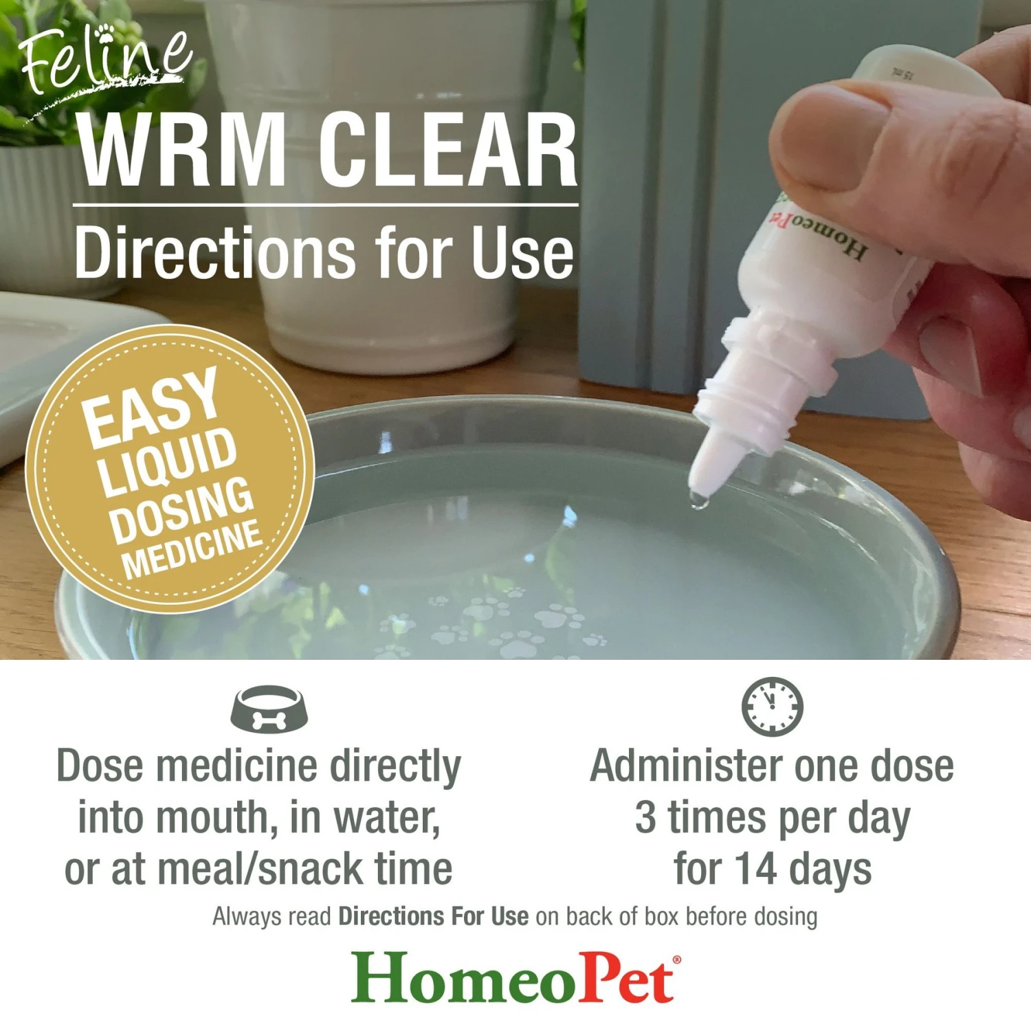 HomeoPet WRM Clear Dewormer For Hookworms, Roundworms, Tapeworms & Whipworms For Cats 7 HomeoPet WRM Clear Dewormer For Hookworms, Roundworms, Tapeworms & Whipworms For Cats - Image 5
