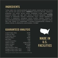 Purina Pro Plan Prime Plus Adult 7+ Turkey & Giblets Entree Classic Canned Cat Food -Furry Friends 111109 PT4. AC SS1800 V1636675612
