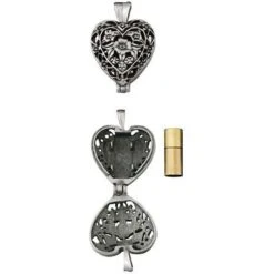 Cathedral Art Always In My Heart Memorial Ashes Locket Necklace -Furry Friends 112025 PT3. AC SS1800 V1489008163