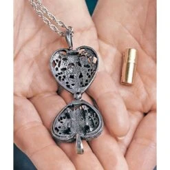 Cathedral Art Always In My Heart Memorial Ashes Locket Necklace -Furry Friends 112025 PT4. AC SS1800 V1489008162