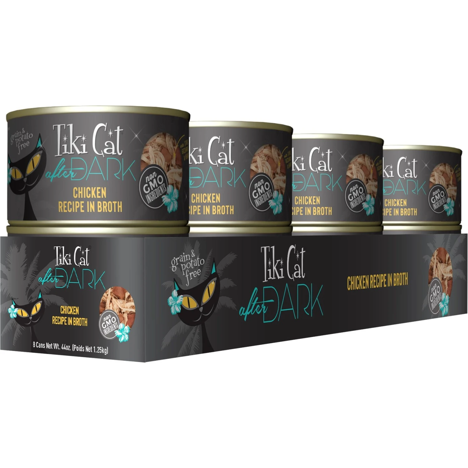 Tiki Cat After Dark Chicken Canned Cat Food 4 Tiki Cat After Dark Chicken Canned Cat Food - Image 2