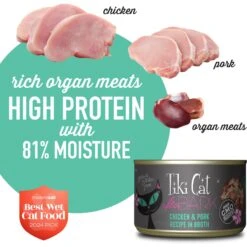 Tiki Cat After Dark Chicken & Pork Canned Cat Food -Furry Friends 112302 PT3. AC SS1800 V1651161128