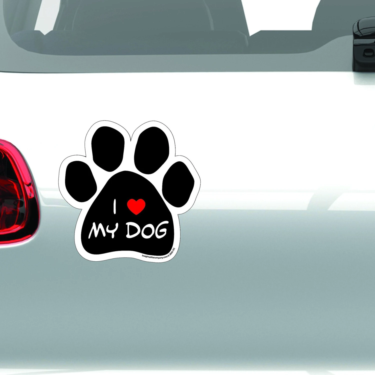 Imagine This Company "I Love My Dog" Magnet, Paw Shape 5 Imagine This Company "I Love My Dog" Magnet, Paw Shape - Image 3