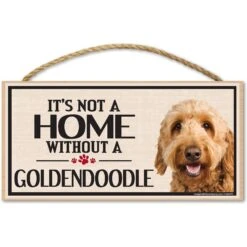 Imagine This Company "It's Not A Home Without" Wood Breed Sign