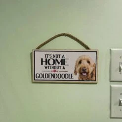 Imagine This Company "It's Not A Home Without" Wood Breed Sign -Furry Friends 114997 PT2. AC SS1800 V1639616825