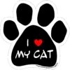 Imagine This Company "I Love My Cat" Magnet -Furry Friends 115034 MAIN. AC SS1800 V1639615885